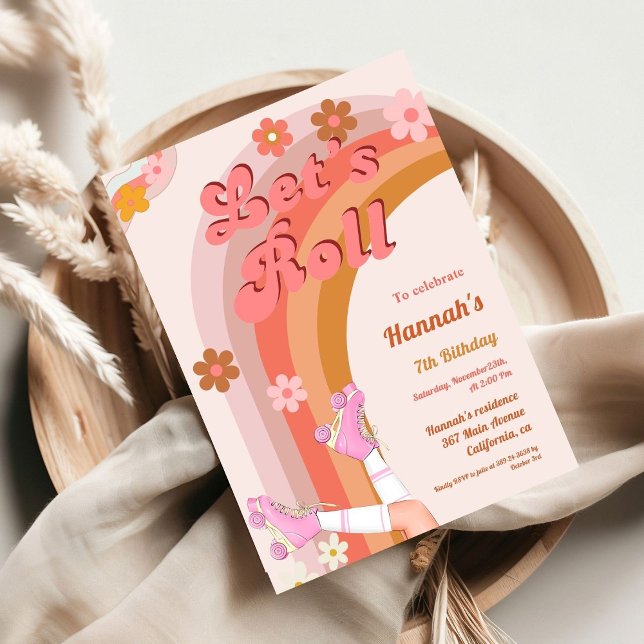 Convite Rolo do vamos Cilindro do entalhe do Skate do enta (Criador carregado)