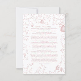 Convite rolo rosado Hashanah 2023