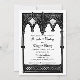 Convite Romance Gótico