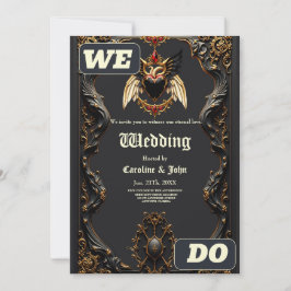 Convite Romance Gótico, nas Sombras do Amor.