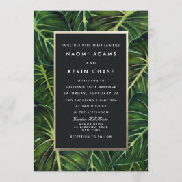 Convite Romance tropical