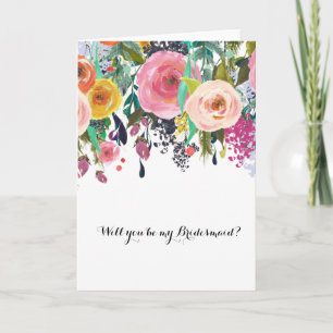 Convite Romanichel De Aquarela De Jardim Floral É Minha Co