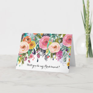 Convite Romanichel De Aquarela De Jardim Floral É Minha Co