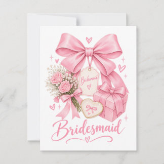 Convite Romantic Bridesmaid Gift, Bridal Party Graphic Tee