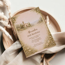 Romantic Countryside Floral Birthday