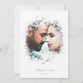 Convite Romantic Fancy Overlay Misty Effect Photo