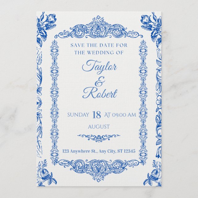 Convite Romantic Love Quote Wedding Invitation (Frente)