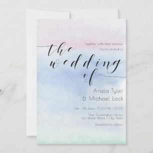 Convite ©Romantic Pastel Watercolor