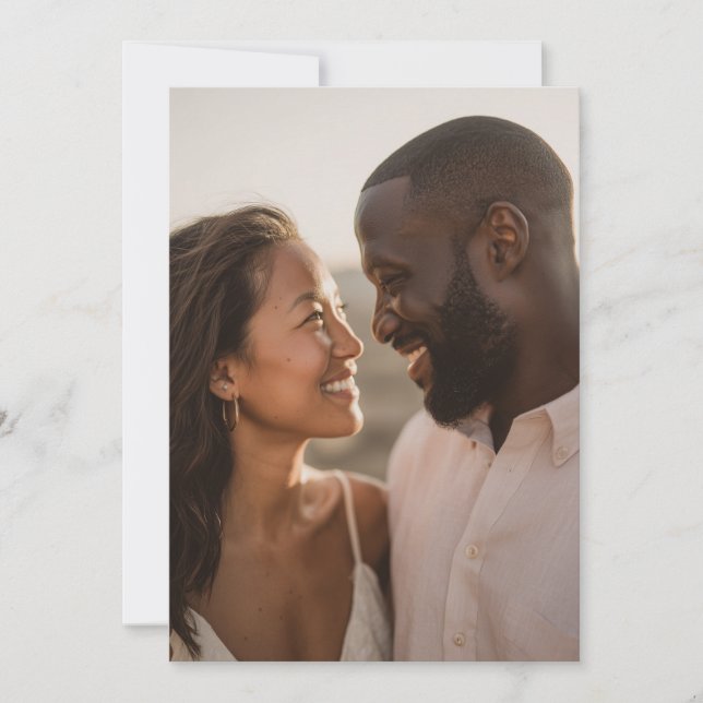 Convite Romantic Photo (Frente)