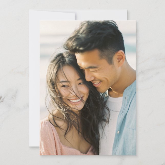 Convite Romantic Photo (Frente)