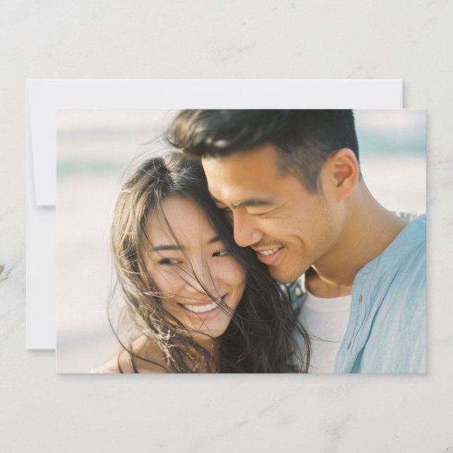 Convite Romantic Photo (Frente)