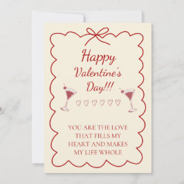 Convite Romantic Valentine’s Day Card