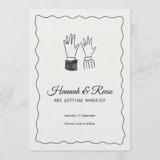 Convite Romantic Wedding Invitation – Customizable