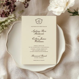 Convite Romantic Western Ranch Wedding Invitation