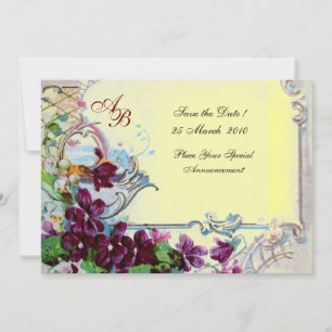 CONVITE ROMANTICA 4 MONOGRAMAS