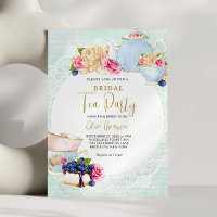 Romântica Festa de Aroma Floral de Teapot Bridal