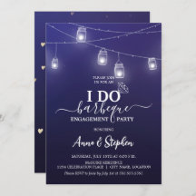 Romântica Mason Jar Light Eu Faço Festa de noivado