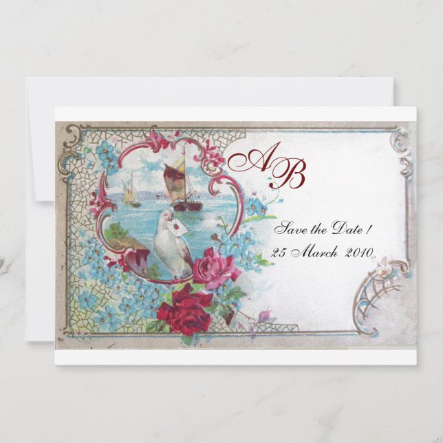 CONVITE ROMÂNTICA  MONOGRAMA (Frente)