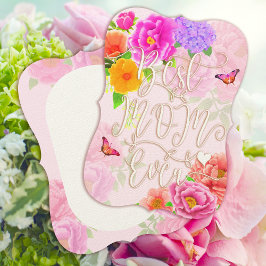 Convite Romântica Peonies Garden Pink Melhor Mãe