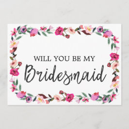 Convite Romântico Fairytalt Você Será Minha Porta-Voz