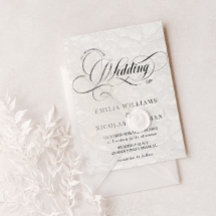 Romântico Negro e Branco Tudo em Um Casamento