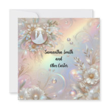 Convite Romântico para Casamento de Casais