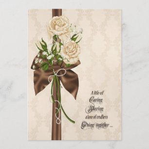 Convite Romântico Rose Bouquet