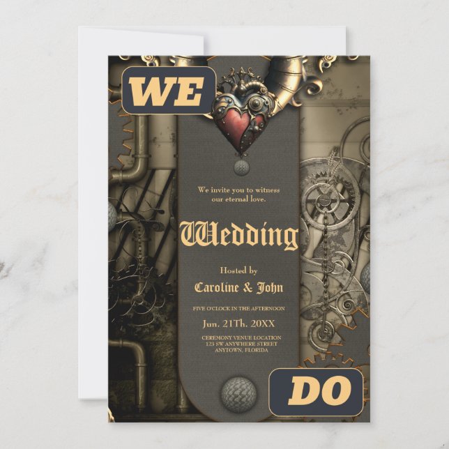 Convite Romantismo em rodas e tubos a alma do boi (Frente)