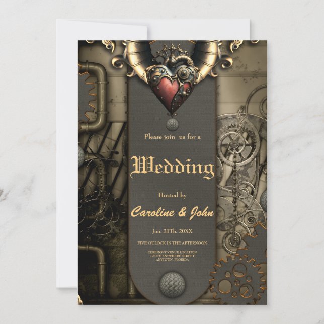 Convite Romantismo em rodas e tubos a alma do boi (Frente)