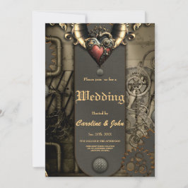 Convite Romantismo em rodas e tubos a alma do boi