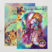 ROMEO E JULIET Floral Blue Sparkles