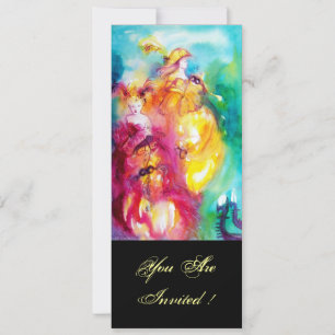 Convite RONDO EM LAGOON, Doce 16 Festa Mascarada