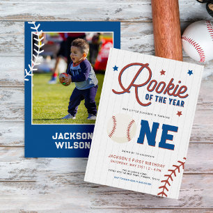 Convite Rookie do Ano do Partido do primeiro aniversario B