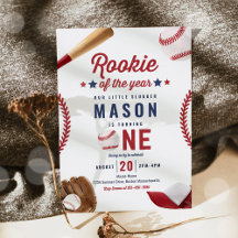 Rookie Do Ano Do primeiro aniversario De Beisebol