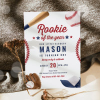 Rookie Do Ano Do primeiro aniversario De Beisebol