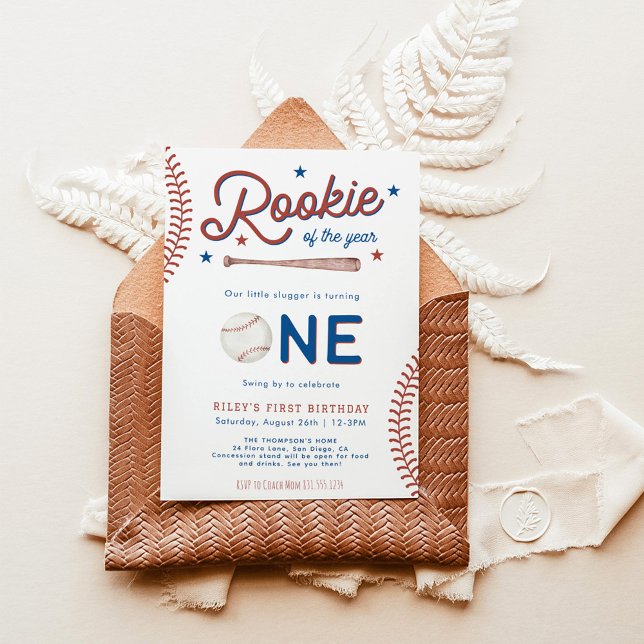 Convite Rookie do Ano Primeiro Aniversário do Beisebol Fes (Criador carregado)