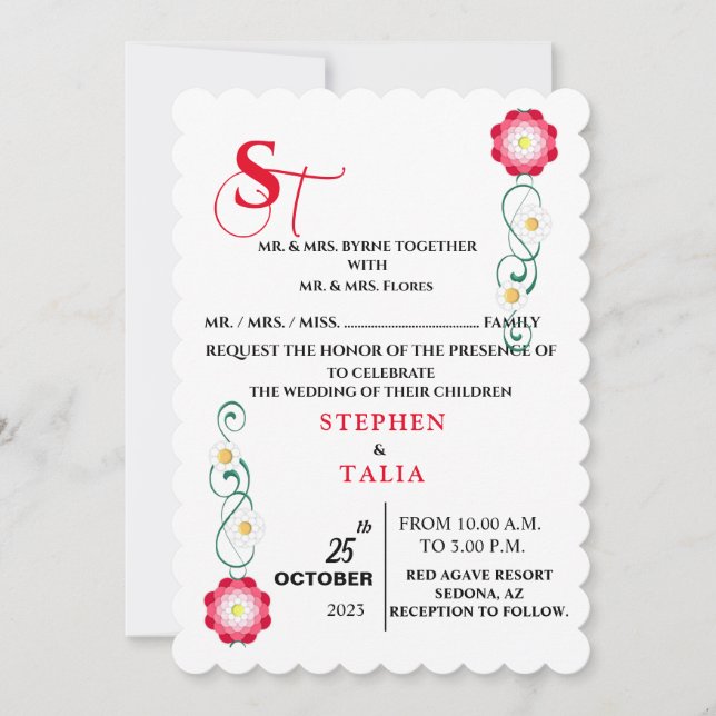 Convite Rosa (Frente)