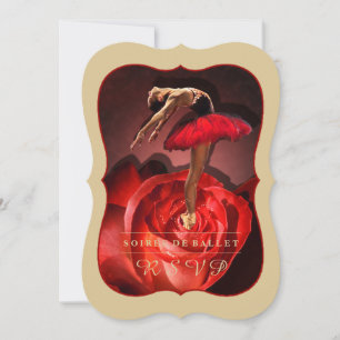 Convite Rosa Ballerina - Placa RSVP