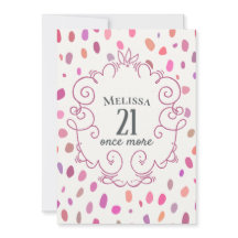 Rosa bonito sobre o aniversário do marco miliário