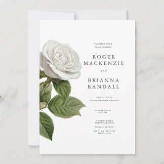 Convite Rosa Branca