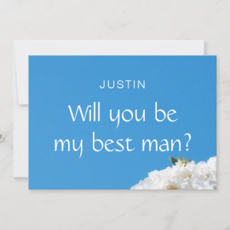 Convite Rosa Branca Floral