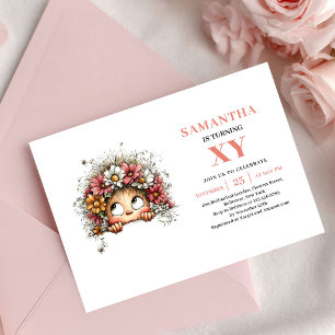 Convite Rosa Caprichoso para 7º Aniversário da Men