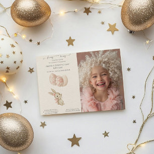 Convite Rosa claro Bonita Páscoa