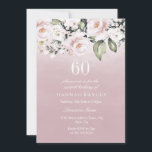 Convite Rosa cor-de-rosa poeirento mulheres 60ª Festa de a<br><div class="desc">Dusty Rosa Pink Blush Womans 60ª coleção de Correspondência de Festas de aniversário em Niche e Nest store.</div>