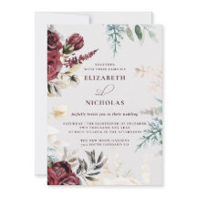 Rosa de Borgonha Veludo Escuro | Casamento no inve