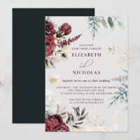Rosa de Borgonha Veludo Escuro | Casamento no inve