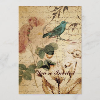 Convite Rosa de Botânica de Paris