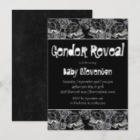 Rosa de crânio | Fundo Chalkboard Grunge Gênero Re