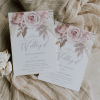 Rosa de Dusty e Casamento de Elegância do Designer