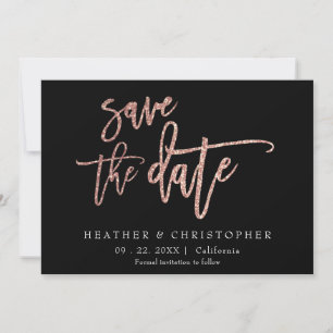 Convite Rosa de Fotografia Personalizada com Falha Dourada